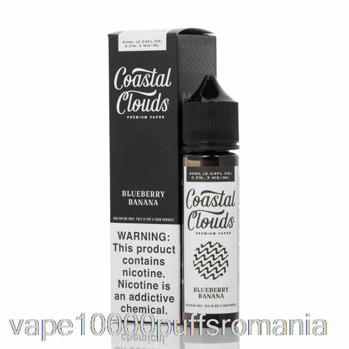 Vape Romania Blueberry Banana - Coastal Clouds Co. - 60 Ml 3 Mg